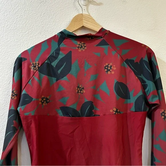 Seea Women's Hermosa Swim Floral Print Long Sleeve Shirt Rash Guard Size L - Picture 6 of 9
